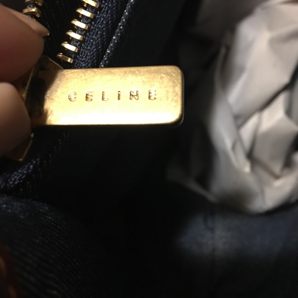 Celine Denim Monogram bag - Picture 4 of 6